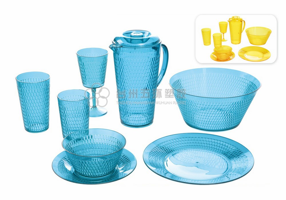 Blue Plastic picnic set