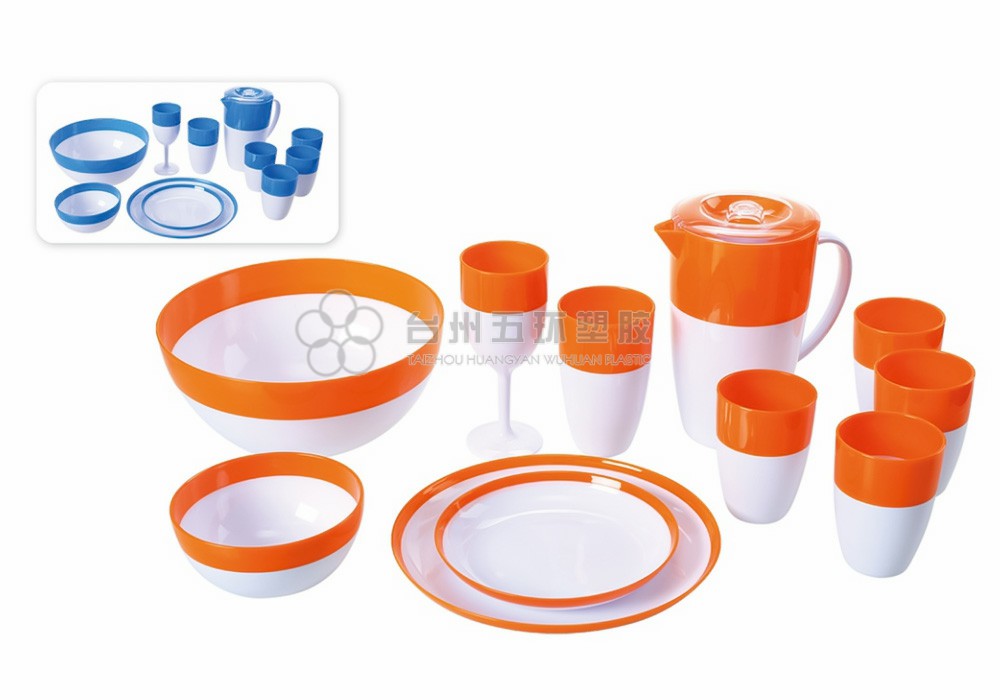 Plastic disposable picnic bowl