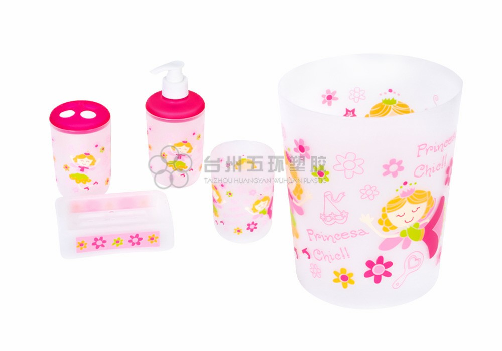 Plastic cartoon Waste bins set