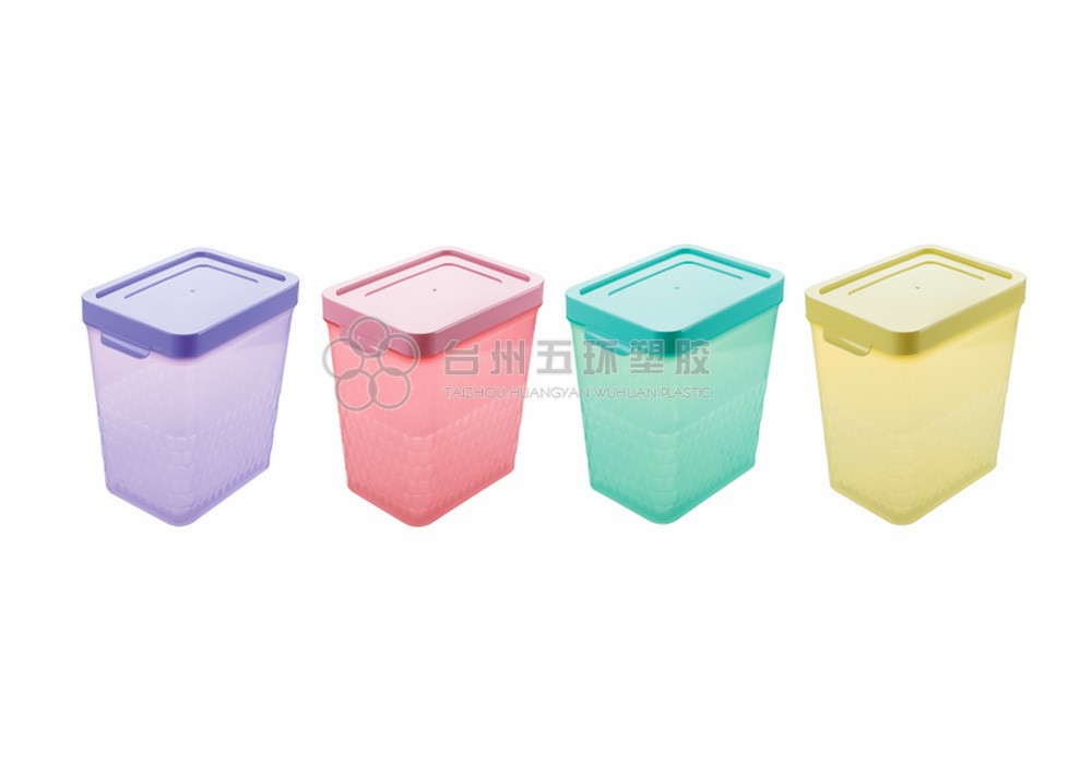 Plastic rectangular storage box