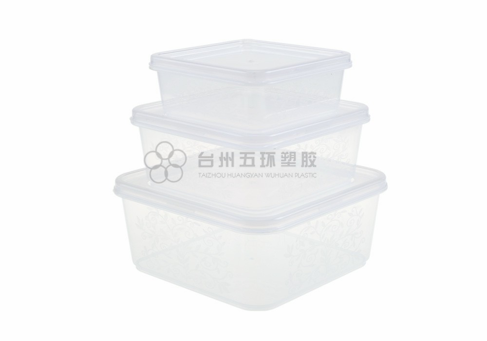 plastic clear food storage containers with lids