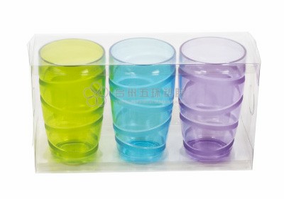 3pcs plastic wine tumblers