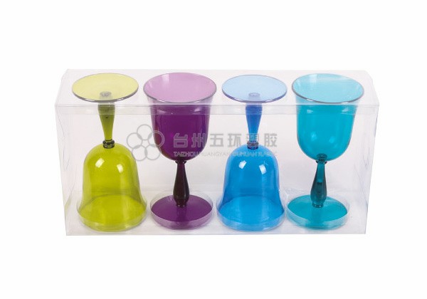 4pcs small wine goblet set series