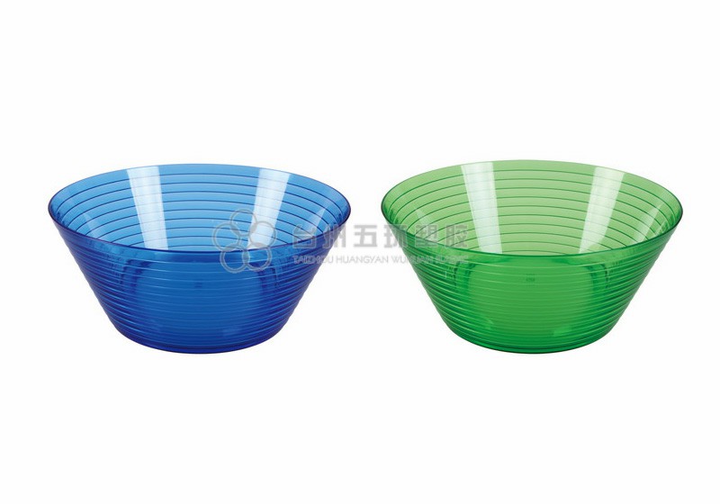 Round Plastic Mixing Salad Bowl