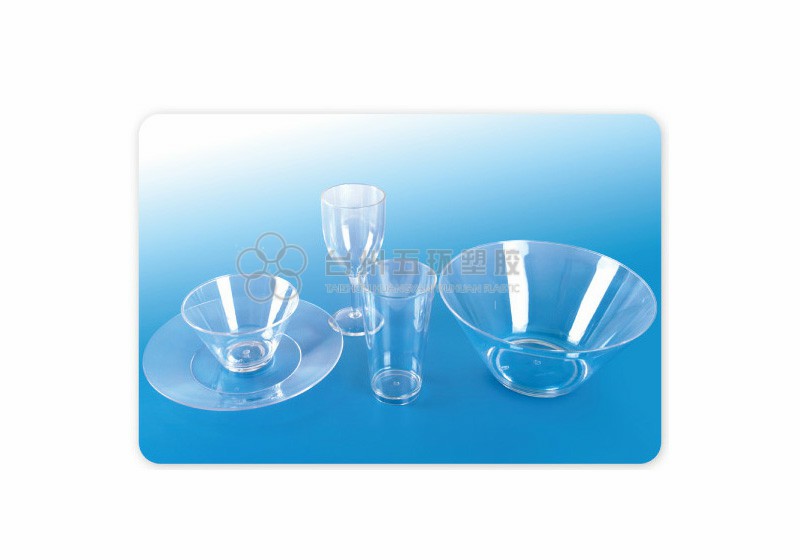 Wine glass and salad bowl sets