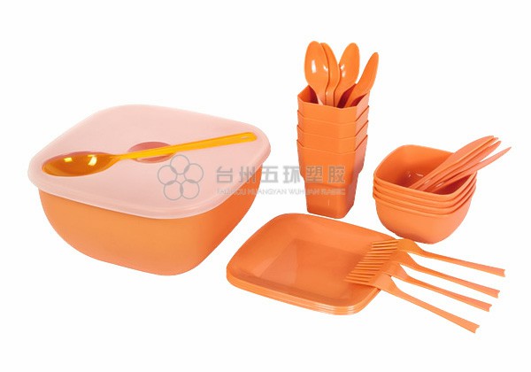 Plastic picnic set for 4 person